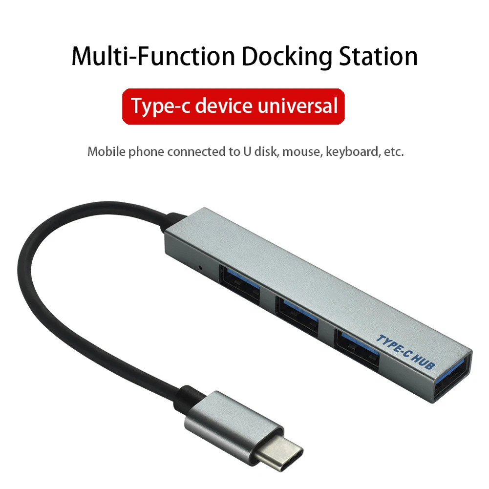 Разветвитель USB C-концентратора типа C мульти-USB 3 0 HDMI VGA RJ45 несколько портов