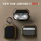 Роскошный чехол для наушников Airpods 3 2021 Чехол Мягкий противоударный армированный чехол для Apple Air Pods 3 Airpods3 4 чехол аксессуар для ключей