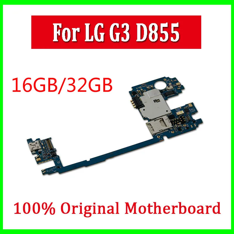 16 ГБ 32 для LG G3 D855 материнская плата с системой Android оригинальная разблокированная