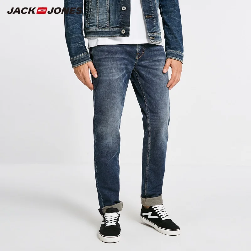 JackJones зимние мужские хлопковые теплые удобные джинсы мужская одежда 218432514 |