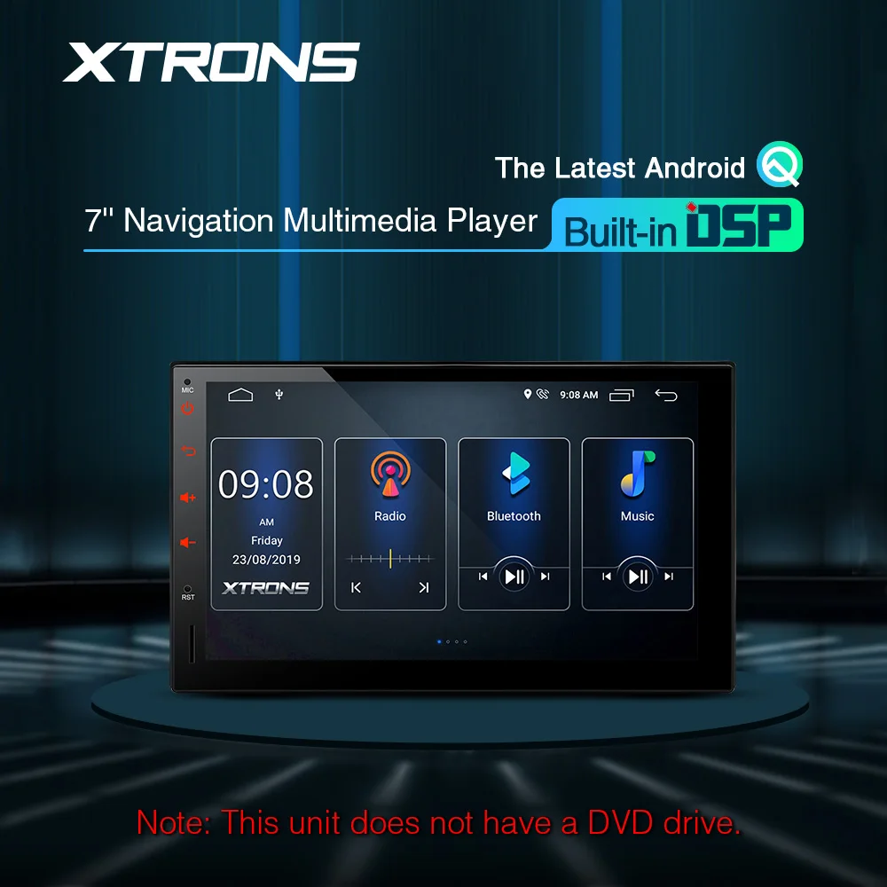 XTRONS 7 ''встроенный DSP новейшей ОС Android двойной Din 16 Гб HD Экран