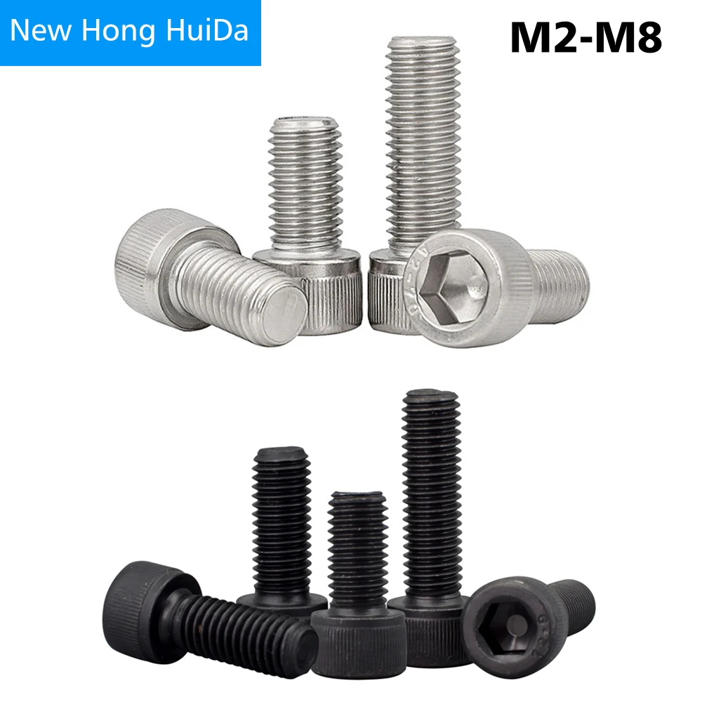 DIN912 болт с шестигранной головкой винт резьбой шестигранный 304 из нержавеющей