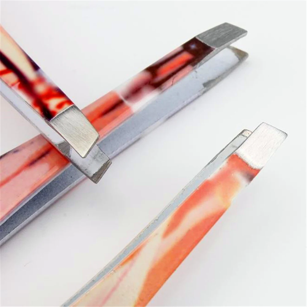 1 шт. профессиональная девушка пинцет для бровей Горячая форма нержавеющая сталь