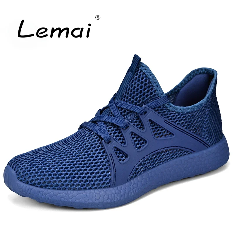 LEMAI Unisex Men's Running Shoes Trainers Outdoor Jogging Walking Breathable Shoes Men's Breathable Strap Sneakers for Women