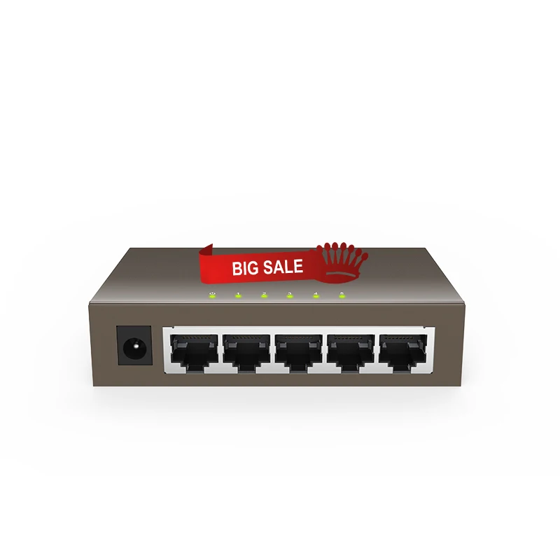 GLTEG1005D 5 портов гигабитный Ethernet коммутатор 10/100/1000Mpbs сетевой авто MDI/MDIX|Сетевые
