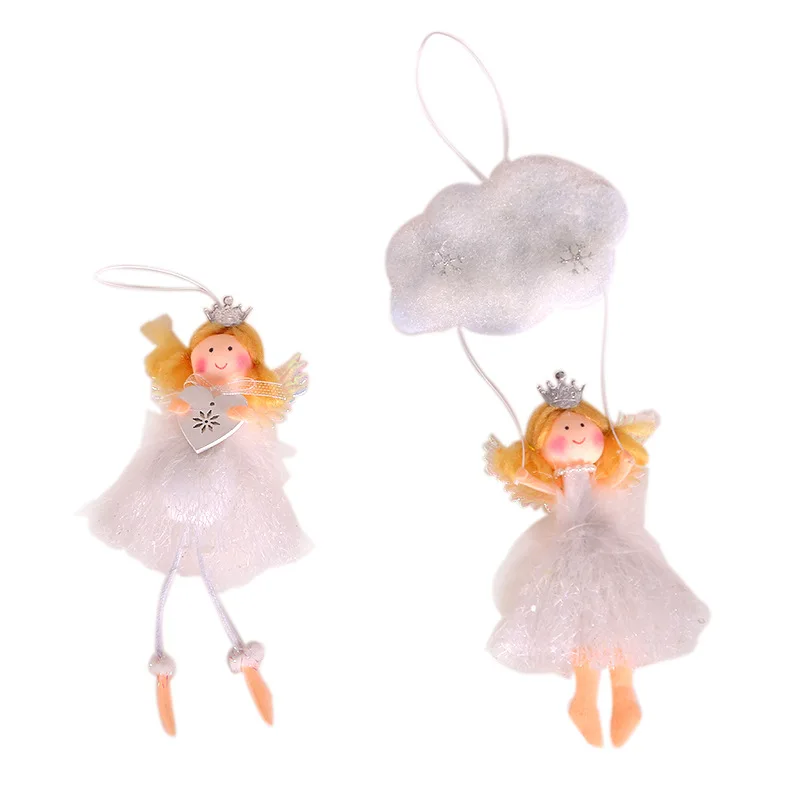 

Christmas Tree Decorations Christmas Decoration Christmas Decorations for Home Plush Flight Angel Doll Pendant 2021 New Year