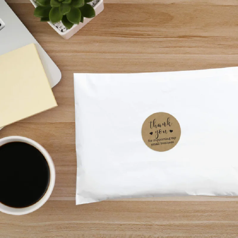 

500 pcs Small Thank You Stickers Gift Labels Decorative Stickers