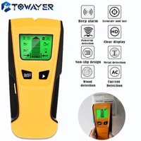 towayer 3 in 1 metal detector find metal wood studs ac voltage live wire detect wall scanner electric box finder wall detector