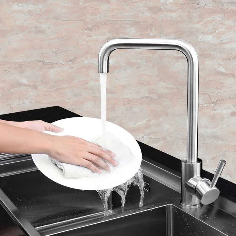 Сварной кухонный кран 110 мм с основным корпусом Поворотный смеситель из