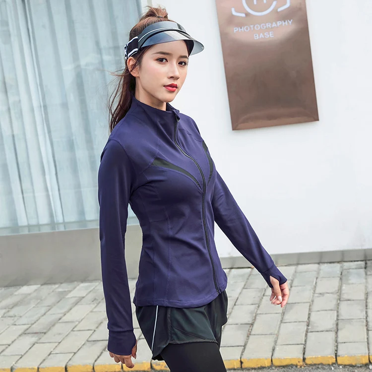 Женские спортивные толстовки кофта для бега женские куртки светоотражающие