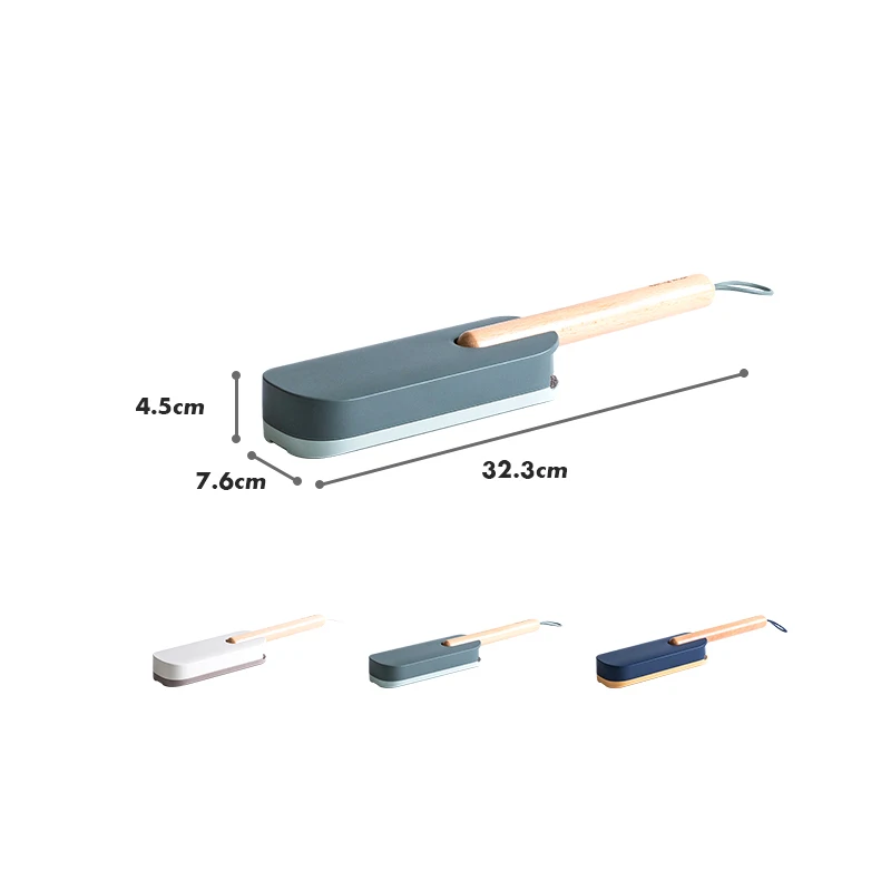 

Lectrostatic Adsorption Dust Removal Brush Beech Handle Lint Rollers Pet Hair Remover Home Cleaning Accessories For Clothes Bed