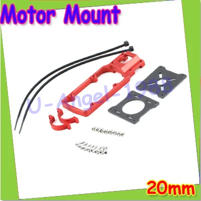Бесплатная Доставка! 20 мм CNC алюминиевый сплав мотор Монтажный держатель