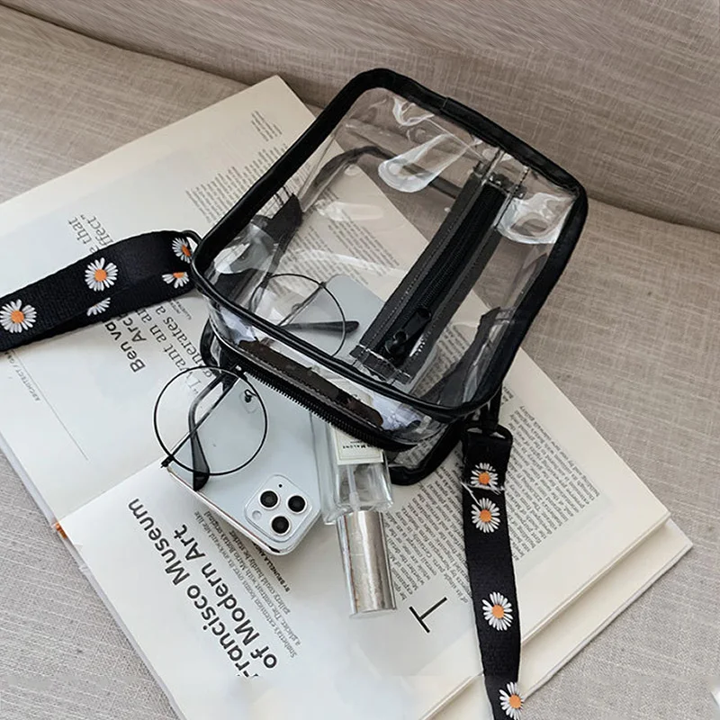 

CASMOR 2020 Summer New Fashion Waterproof Transparent Phone Bag Korean Women Shoulder Girls Crossbody Bag Clear Women Bags