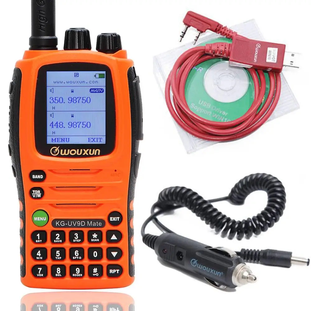 As picture 1 Wouxun KG-UV9D mate 10 Вт Мощный 3200 мАч 7 диапазонов AirBand перекрестный ретранслятор портативная рация обновленная KG-UV9D Plus Ham A mate ur радио - Цвет: As picture 1