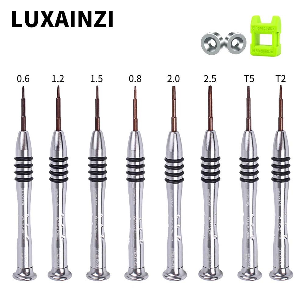 

LUXIANZI Magnetic Screwdriver Set For Iphone Samsung Multifunctional Opening Repair Tool Mini Precision Screw Driver Kit