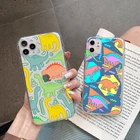 Для Xiaomi Redmi Mi 11 Lite SE 10T Poco X3 M3 Note 8T 5 7 9C 9T 6 8 9 10 Pro Lite мультяшный динозавр мягкие чехлы из ТПУ чехол-бампер