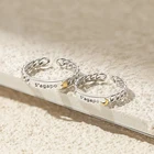 Новинка, Лидер продаж, парная Серебряная цепочка, разделенная на золото, солнце и луну, регулируемое кольцо, модные трендовые ювелирные изделия, подарок J434