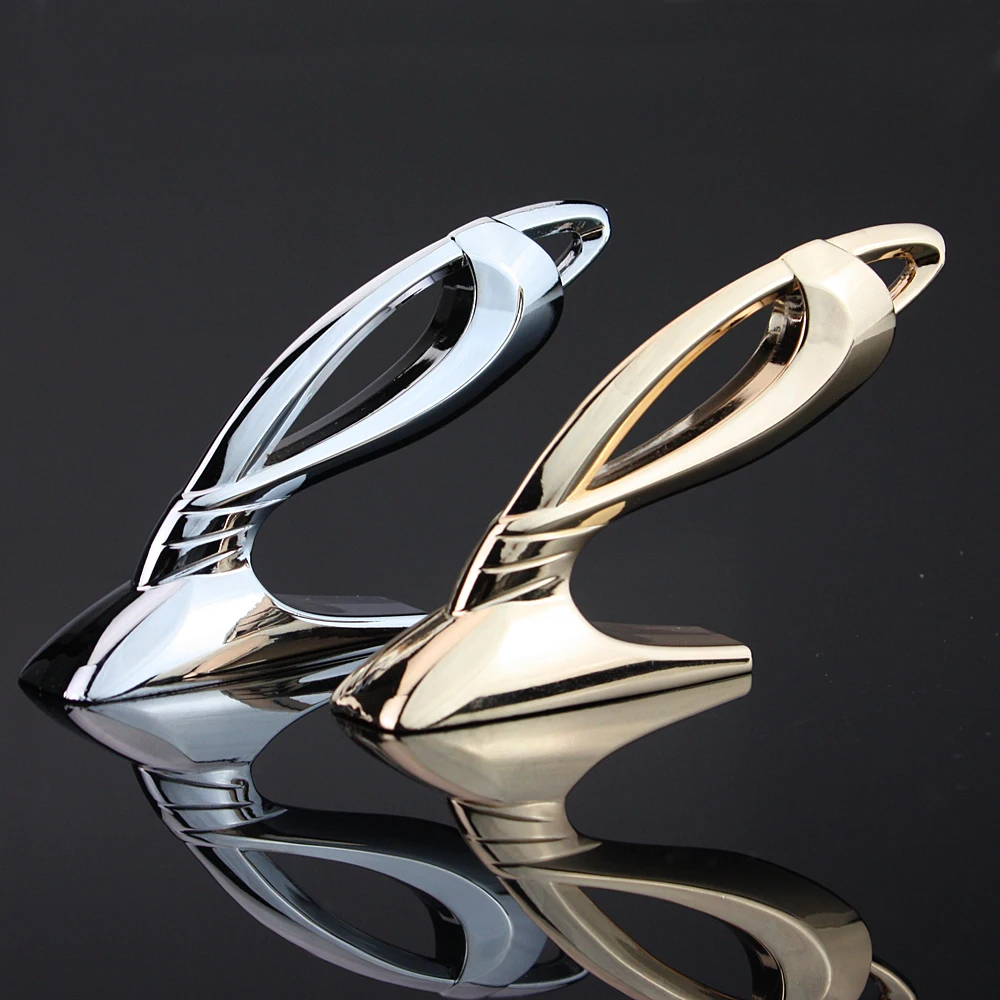 

Japanese JP JUNCTION PRODUCE Vertical VIP Auto Hood Badge Sticker Fashion Emblem 3D Metal Chrome Car Styling Car modification