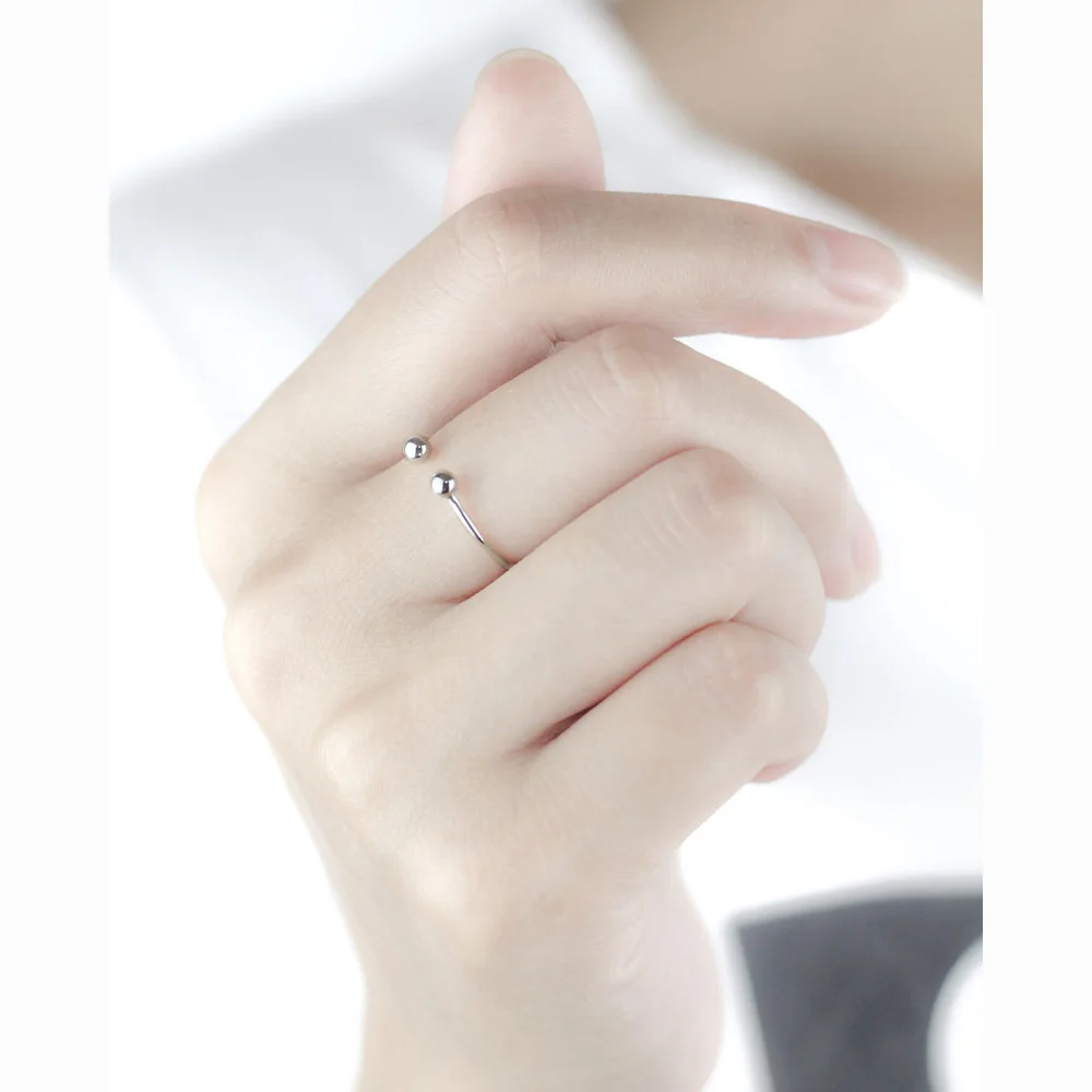 Женские открытые кольца Trustdavis роскошные обручальные из 100% стерлингового серебра