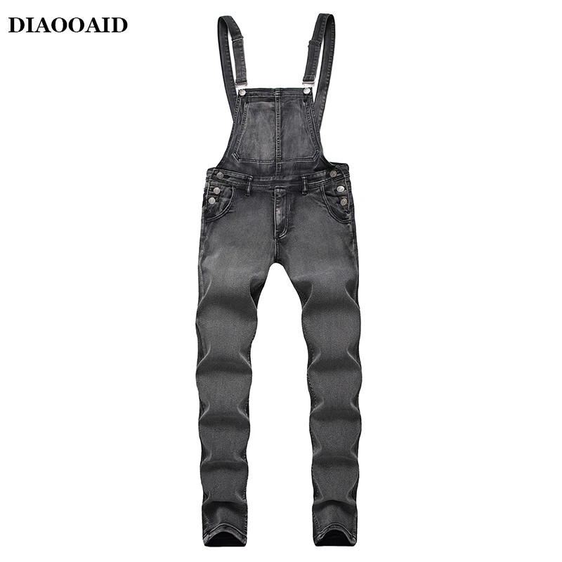 Новинка 2019 уличная одежда DIAOOAID модные мужские рваные джинсовые комбинезоны в