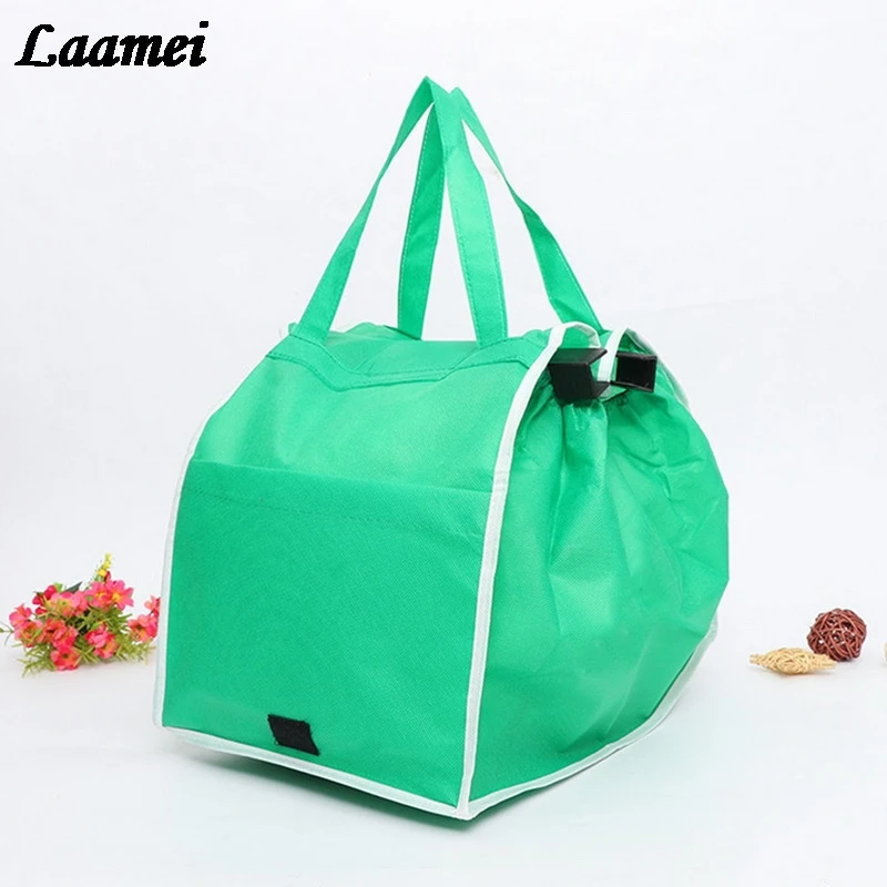 Складная сумка для покупок Большая вместительная многоразовая тоут на колесиках