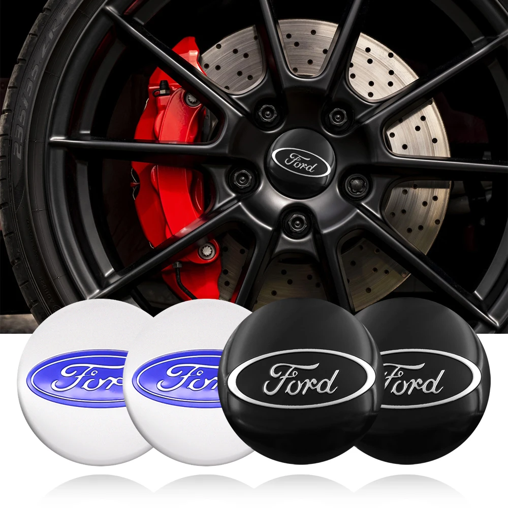 

4pcs 56mm Car Wheel Center Sticker Hub Caps Decals Auto Emblem Badge Cover For Ford Fiesta EcoSport ESCORT Ranger Mondeo Mustang