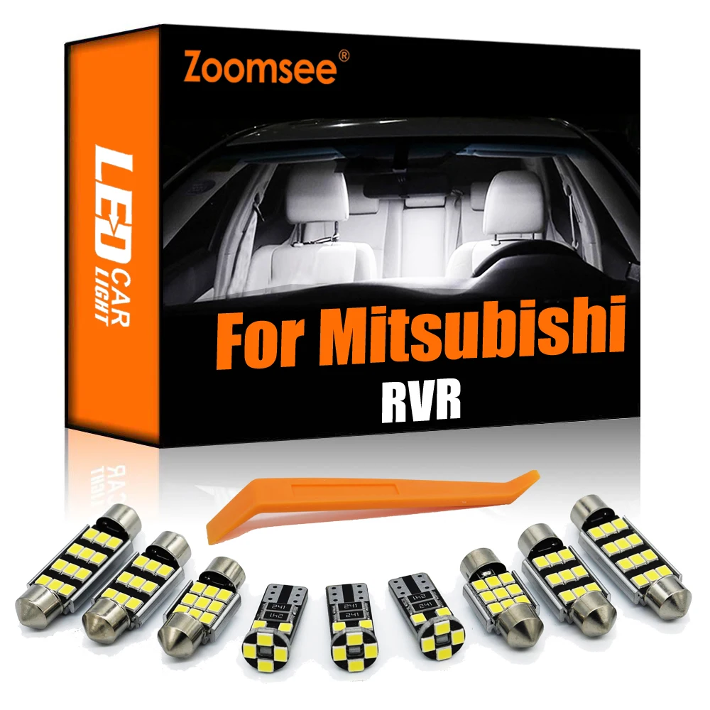 

Zoomsee 10Pcs Interior LED For Mitsubishi RVR 2011-2016 2017 2018 2019 2020 2021 Canbus Vehicle Bulb Dome Map Reading Light Kit