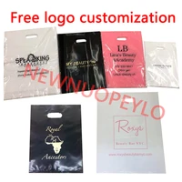 500pcslot wholesales making custom plastic bags printed your logo for shopping party gift packaging bag free shipping