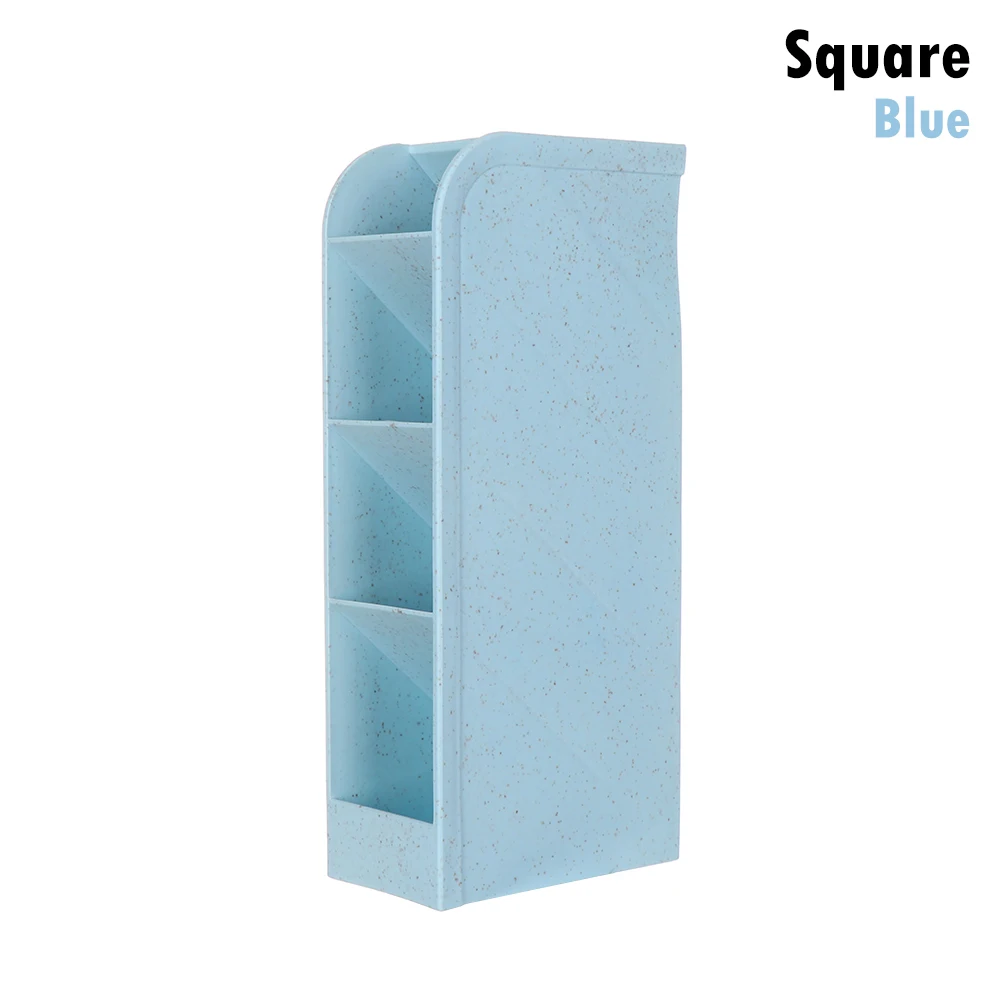 Blue Square 4 вида красочных шестигранных ручек для дома и офиса, держатель для карандашей и ручек для хранения косметики, коробка для хранения косметики, ящик для стола, Органайзер - Цвет: Blue Square