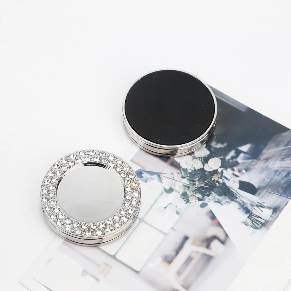 

1/5/10PCS Foldable Crystal Metal Purse Hook Portable Handbag Bag Purse Table Hook Holder Setting 30mm Blank DIY Jewelry Making