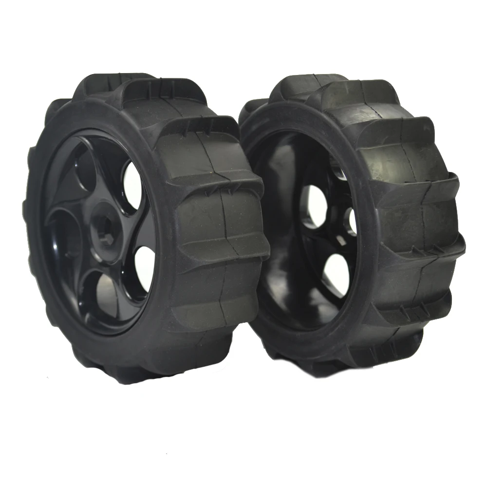 

4 PCS 1/8 RC Off Road Plastic Buggy Snow Sand Paddle Tires Wheels