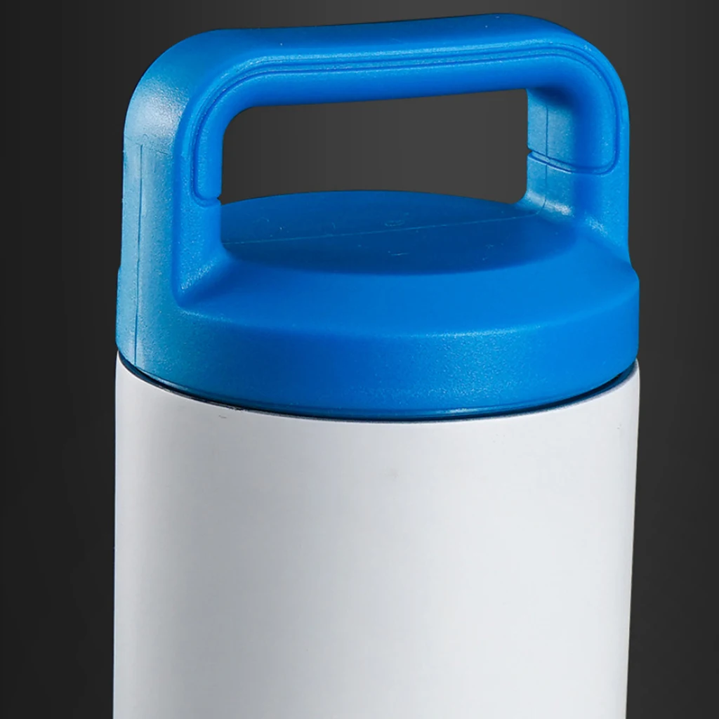 

Insulated Bottle With Handle Lid 500ml For Runners Beach Goers Picnics