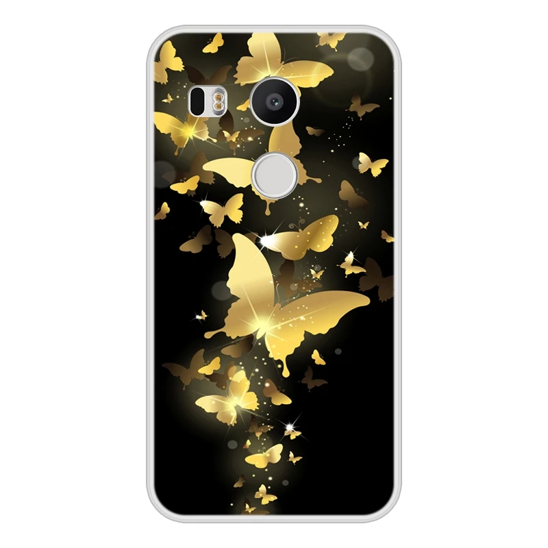 Чехол для Google Nexus 5x мягкий силиконовый чехол телефона из ТПУ с шикарным рисунком в