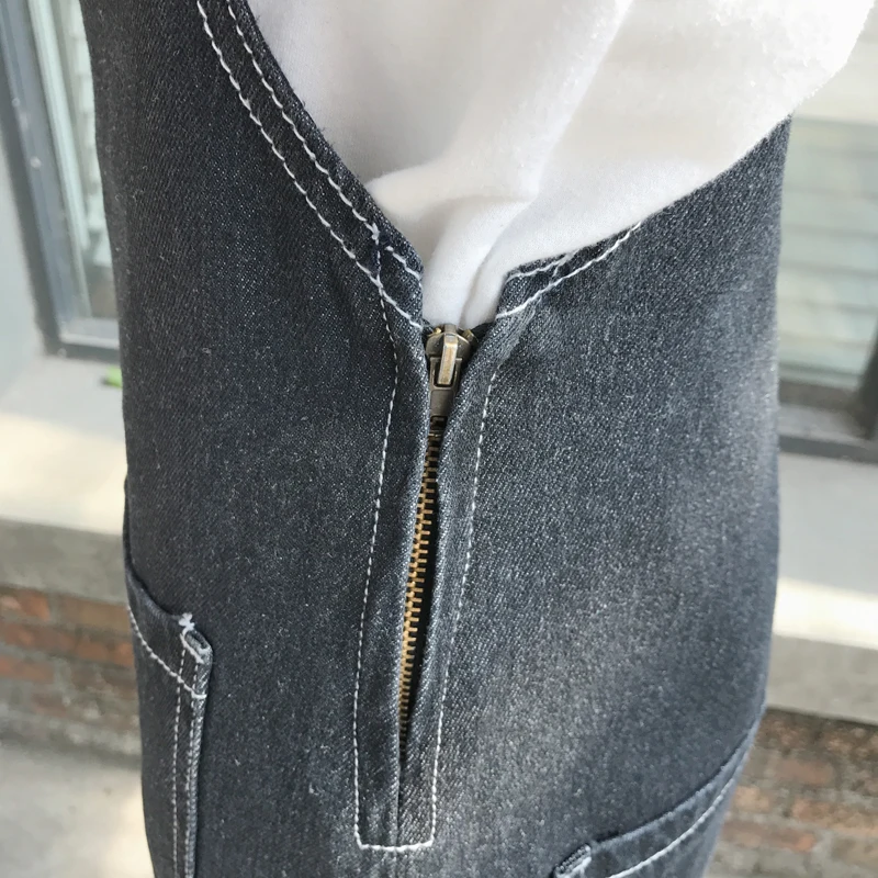 

Jumpsuits Women 2020 New Trendy Simple All-match Korean Style Loose Casual Denim Pocket Student High Quality Womens Trousers