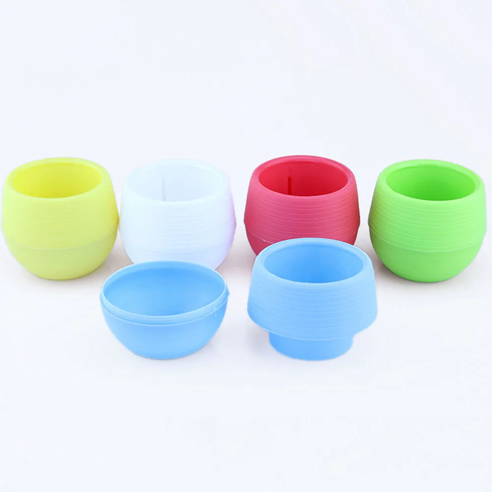 Мини-горшок для цветов круглый пластиковый горшок сочные растения цветные