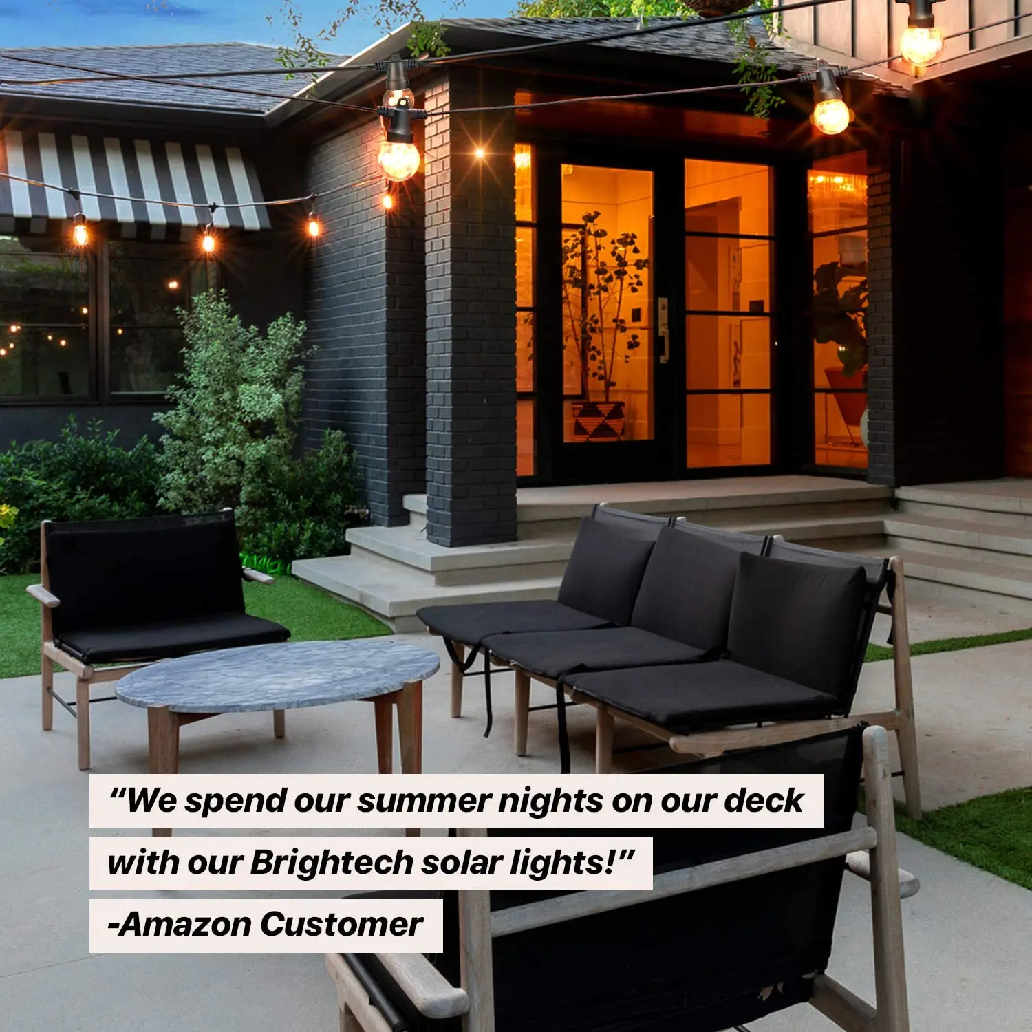 Водонепроницаемая 27 футов винтажная лампа Эдисона создает атмосферу бистро на