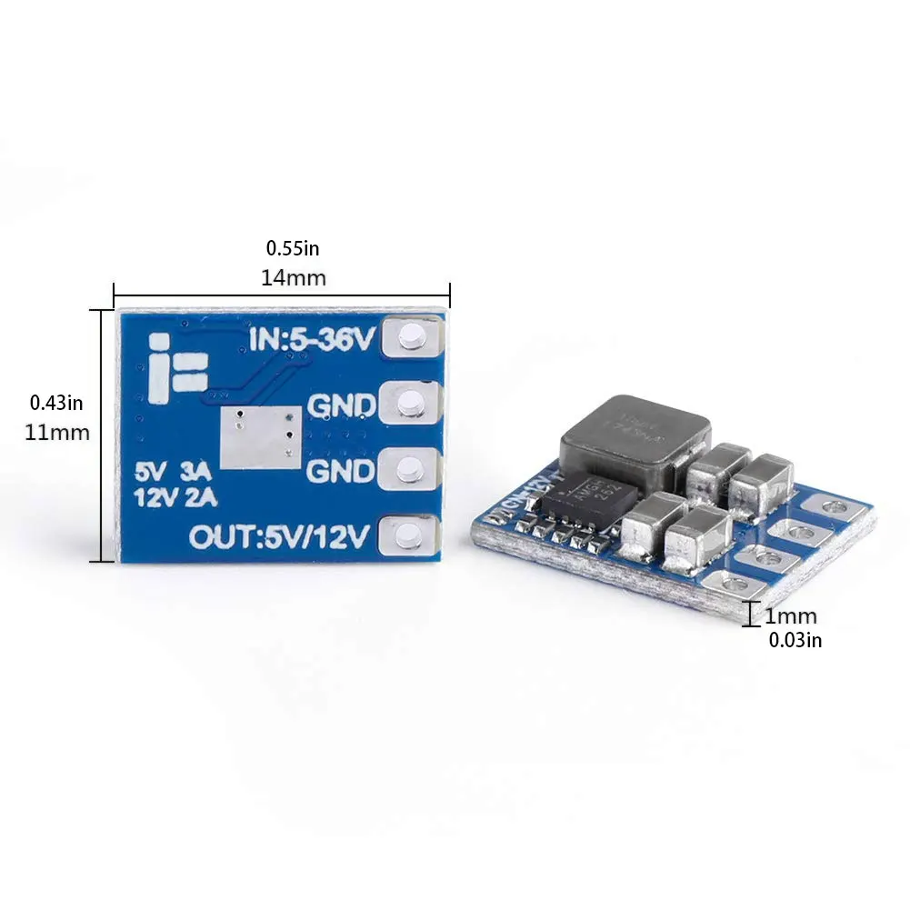 

3PCS Voltage Regulator Power Supply Module 5V/2A 12V/3A 2-8S BEC Filter Module Power Supply Module Voltage Regulator