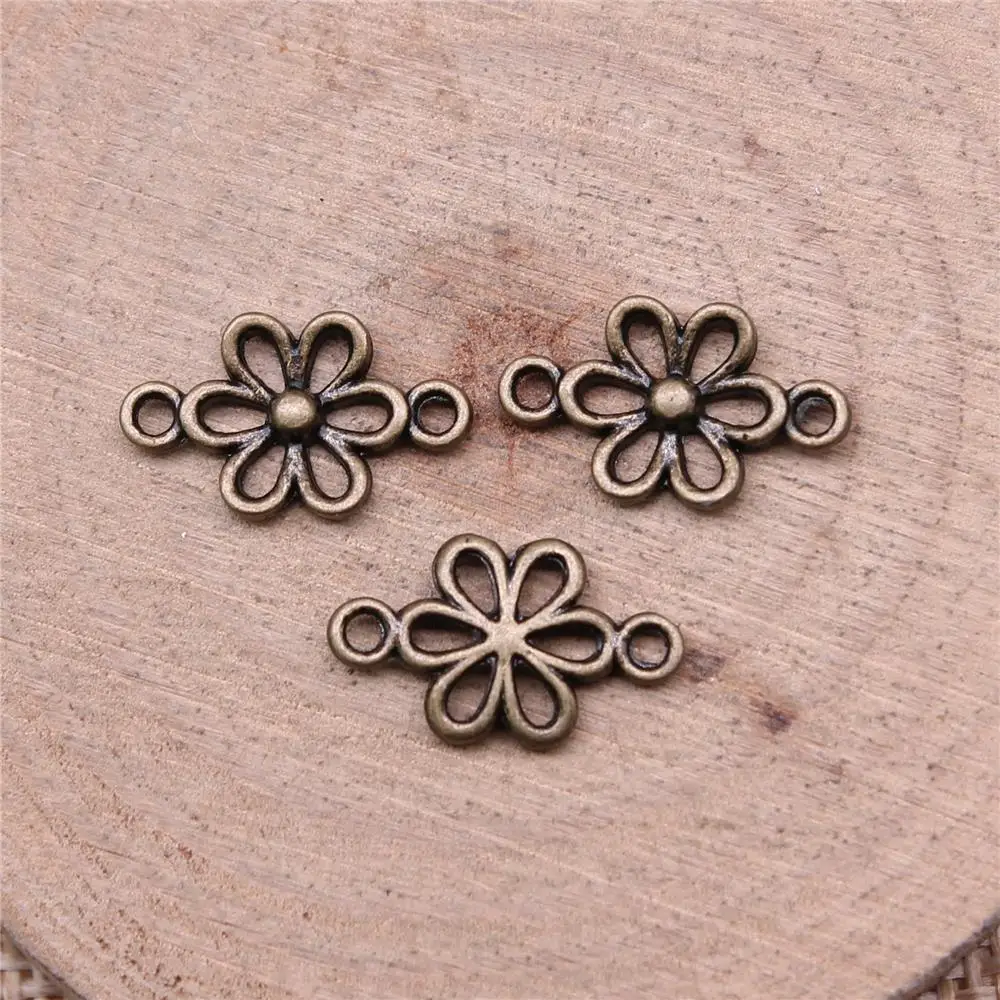 

Фонарики для изготовления ювелирных изделий, фонарики 40 шт., цвет античной бронзы 15x9 мм