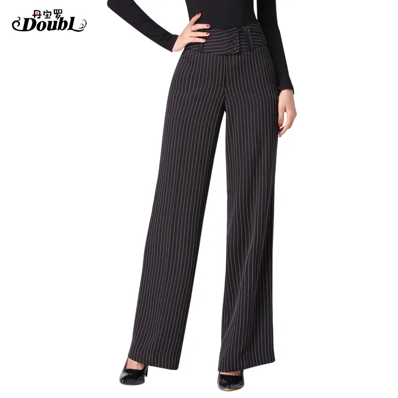 Thin stripe Doul вертикальные полосатые современные брюки современные женские латинские Бальные брюки женский взрослый национальный стандарт танцевальный костюм тонкий - Цвет: Thin stripe