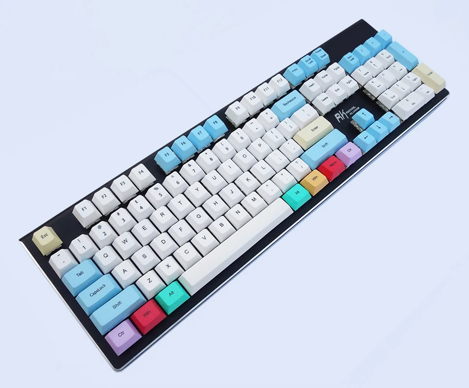 NPKC мелки колпачки для ключей сублимированные пустые толстые клавиши PBT вишневый