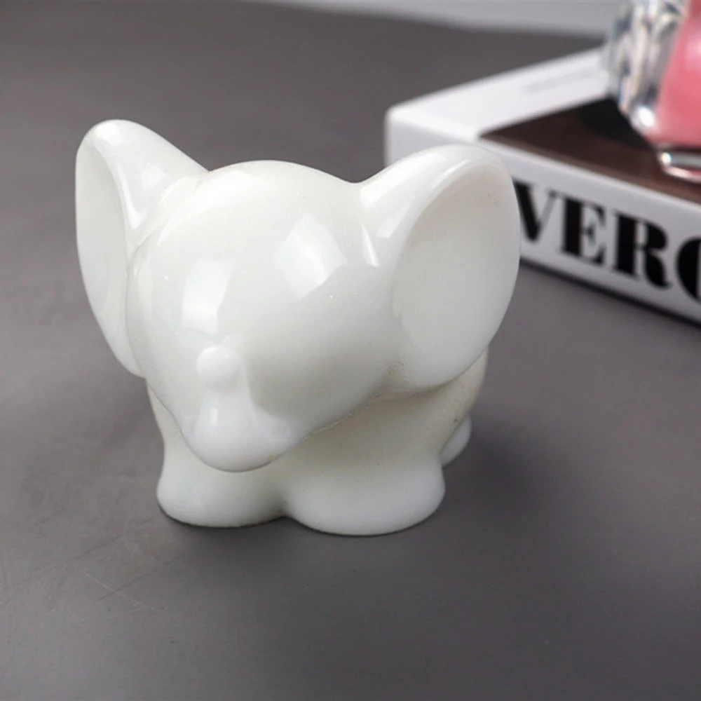 DIY Эпоксидной Смолы 3D слон Раковины Макияж для хранения яиц в виде ракушки