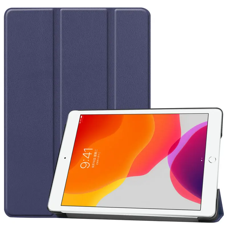 Складной смарт чехол для iPad 10 2 2019 дюймов 7th Gen A2200 A2198 A2232 планшет Folio кожаный 7