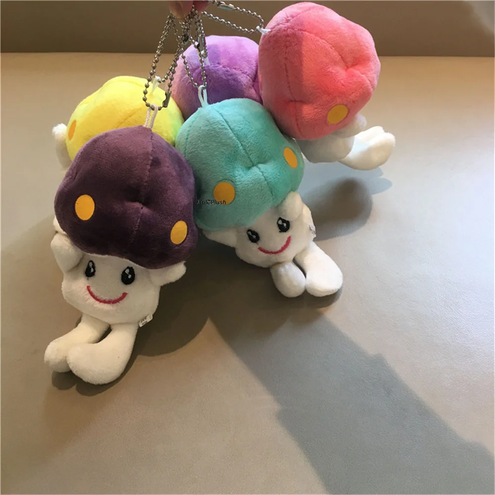 50 шт./лот 14 см хлопчатобумажная кукла в виде гриба кулон плюшевая игрушка подарок