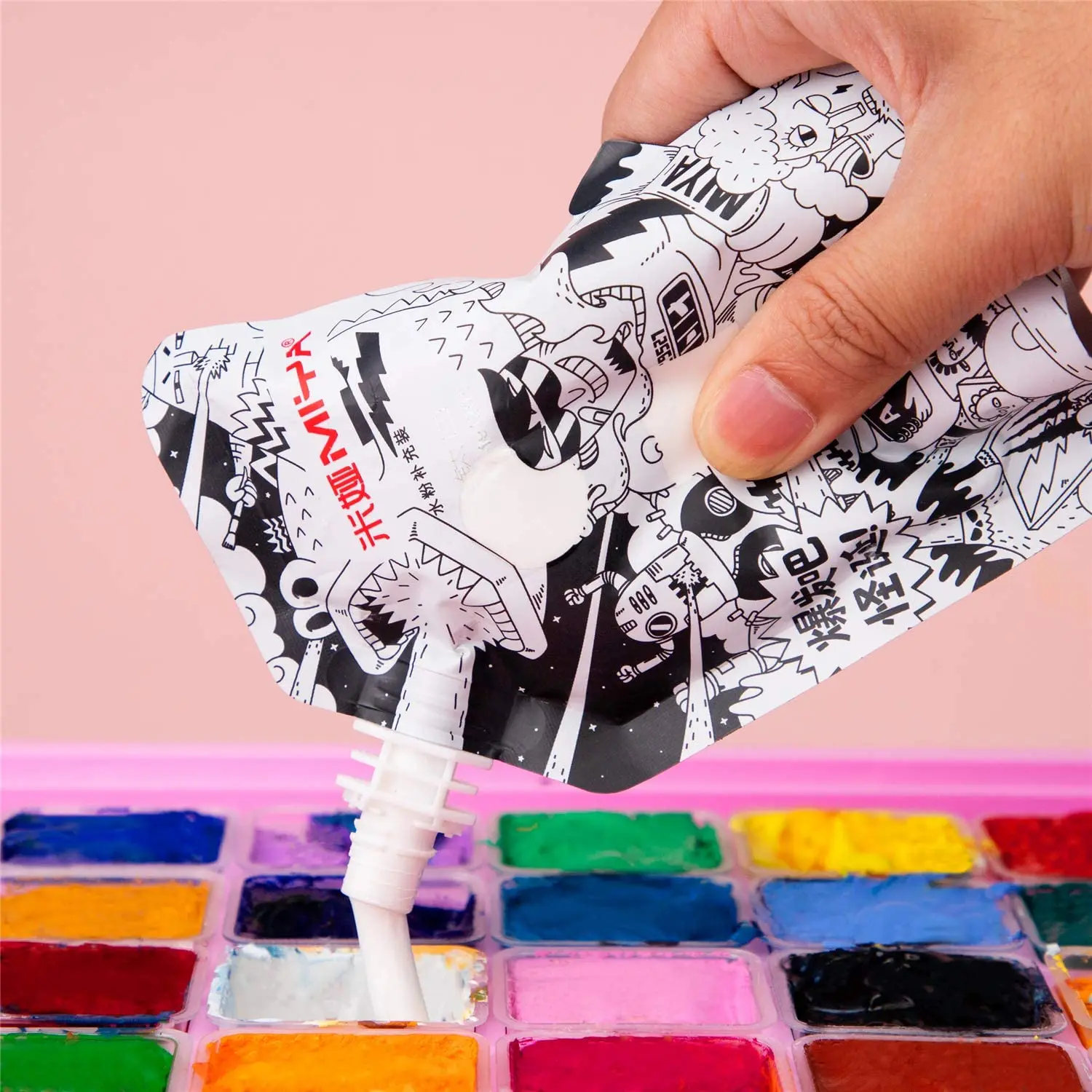 Акварельная краска для гуаши MIYA HIMI (100 мл/уп.) CC Bag Design Paint s портативная художника
