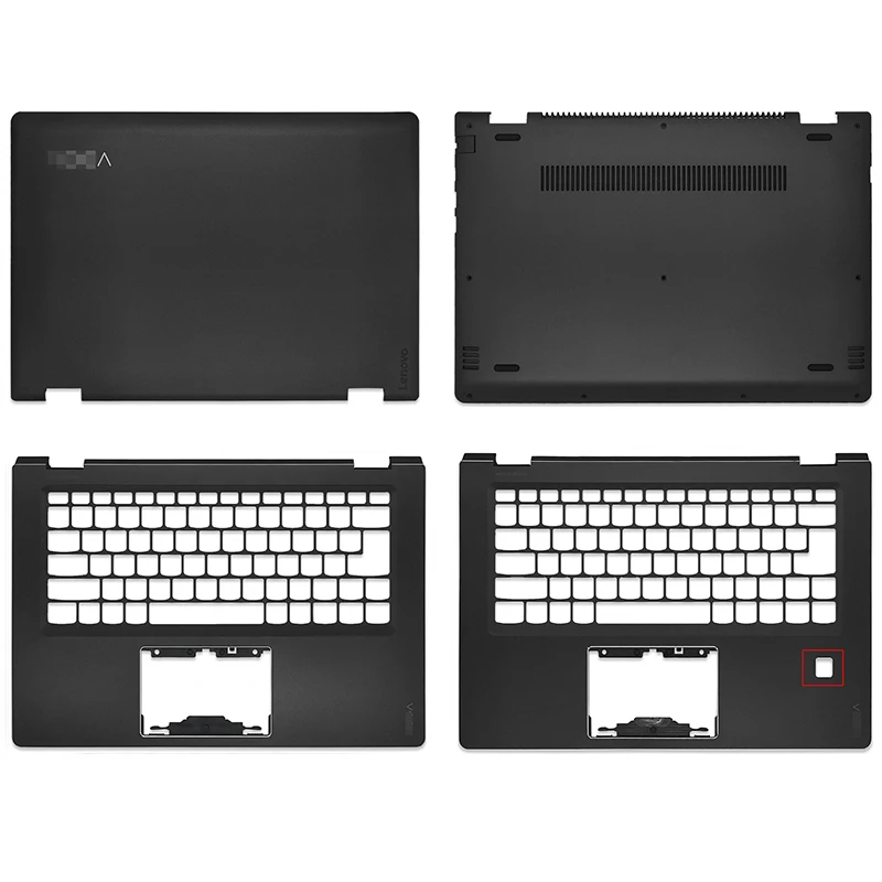 

Новая задняя крышка ЖК-дисплея ноутбука/Упор для рук/Нижняя крышка A C D чехол для Lenovo YOGA 510-14 510-14ISK FLEX4-14 Flex 4-1470 черная