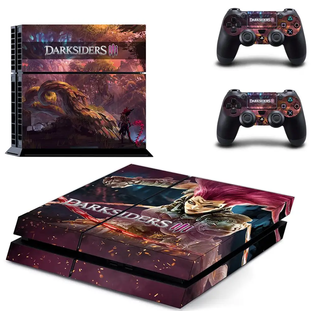 Darksiders 3 PS4 Стикеры s Play station 4 кожи PS наклейка кожного покрова для Игровые приставки