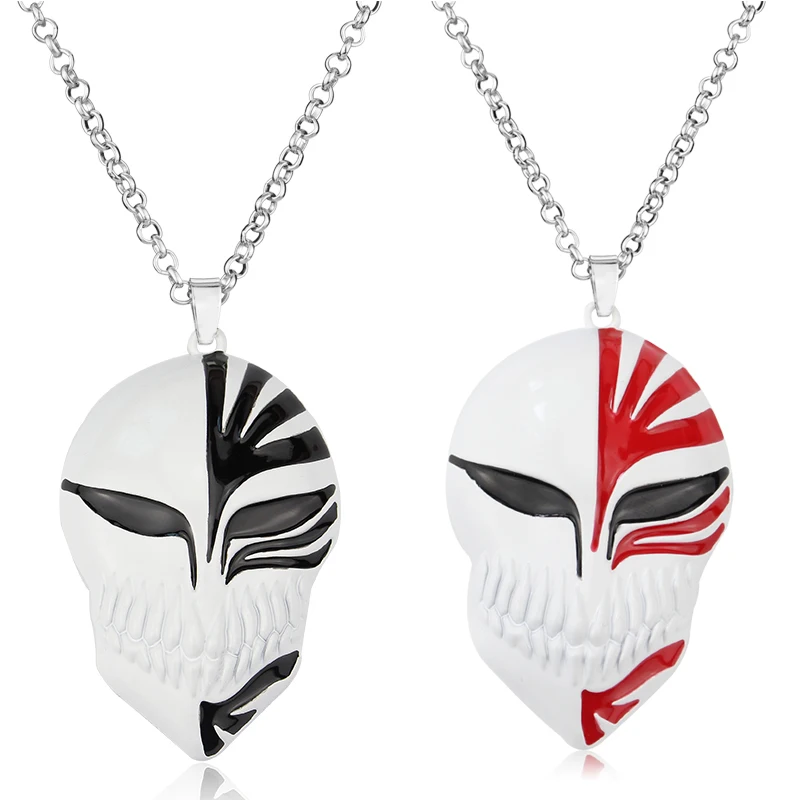 Новый аниме Блич Ичиго Куросаки маска логотип кулон ожерелье для косплея