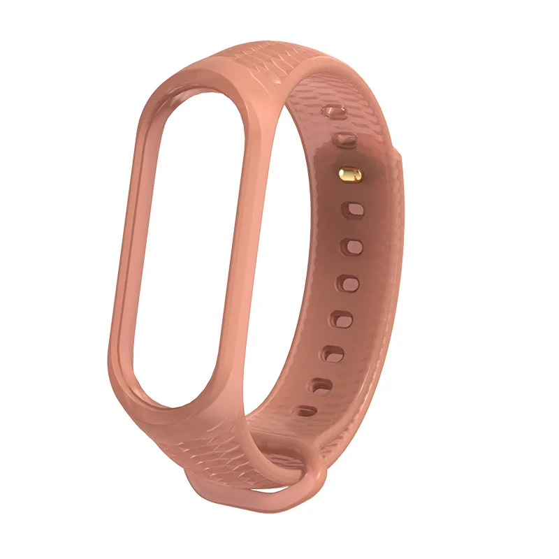 Coffee Mi jobs mi Band 3 4 ремешок на запястье для Xiaomi mi Band 4 3 спортивный силиконовый браслет для mi band 4 3 Смарт-браслеты для наручных часов - Цвет: Coffee