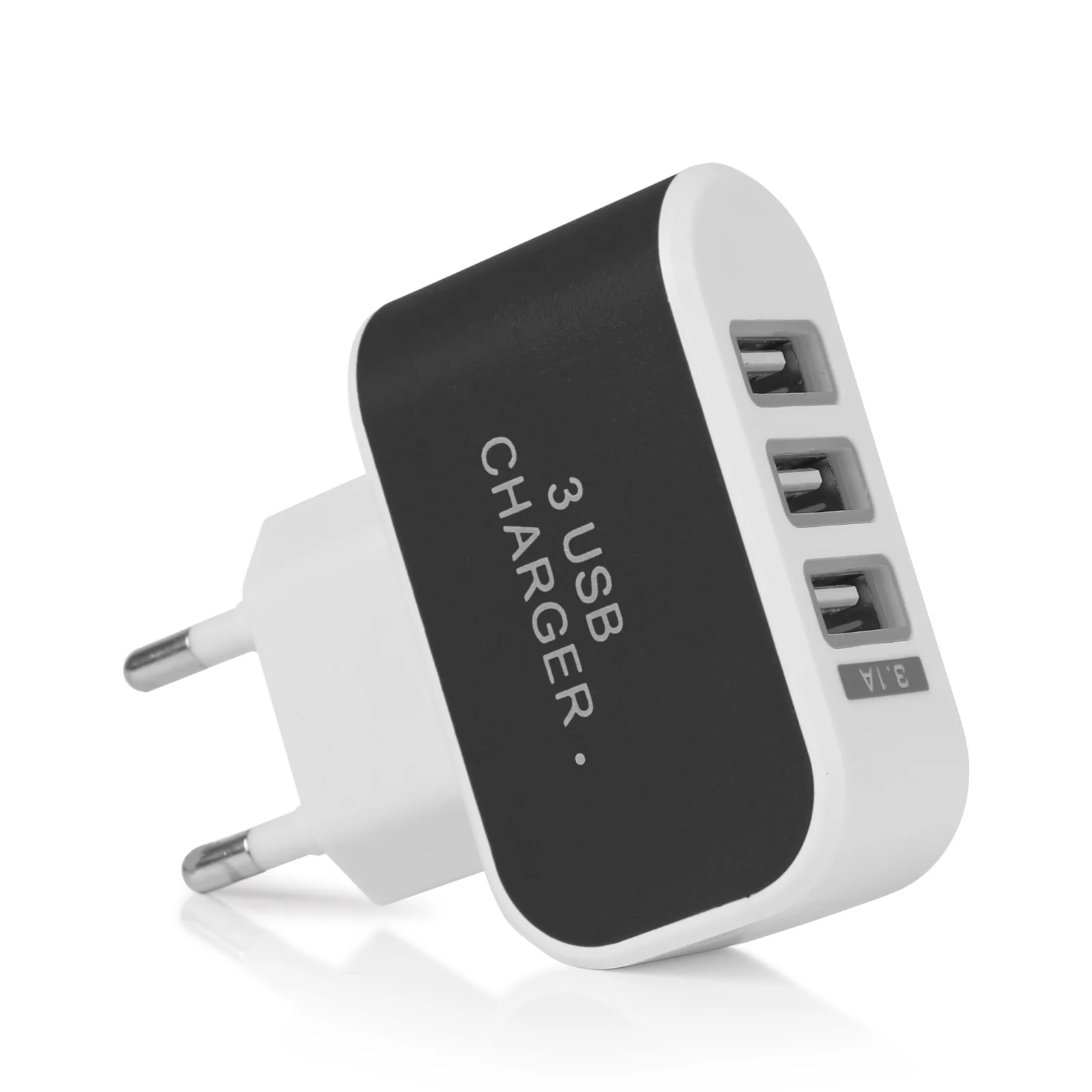 EU FORNORM, зарядное устройство Micro USB, 3 порта USB, зарядный адаптер, концентратор, вилка EU, US, для samsung, зарядное устройство для iPhone и всех смартфонов - Тип штекера: EU