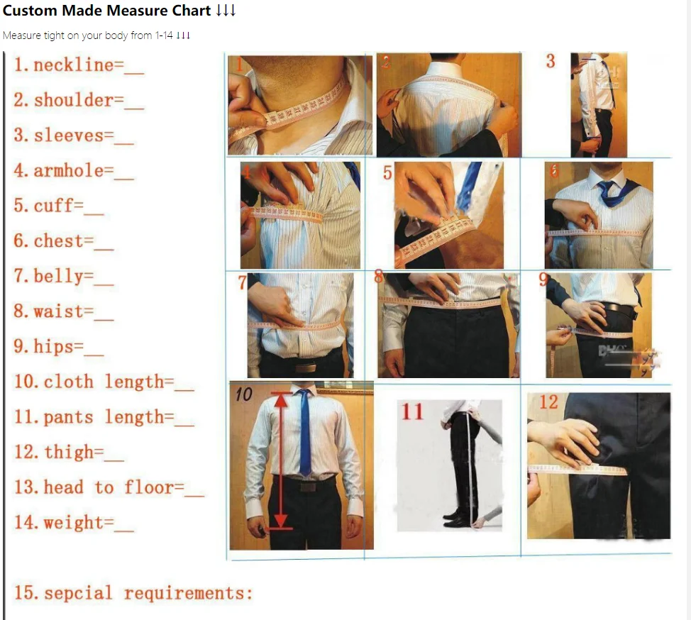 

Elegant Slim Fitted Custom Men Formal Business Suits Blazer Grooms Wedding Tuxedos Notched Lapel (Jacket+Pants+Vest)